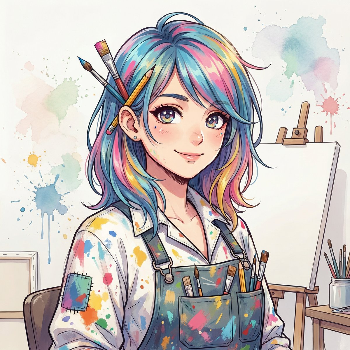 海角社区动漫原画师林彩绘